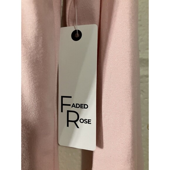 Faded Rose Women's Long Sleeve Sweetheart Neck Crop Top Slim Fit Tee Shirt - Picture 4 of 7